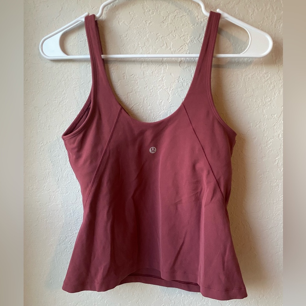 Lululemon Align Waist-Length Tank Top in Mulled Wine ~ Size 6 - Picture 5 of 6
